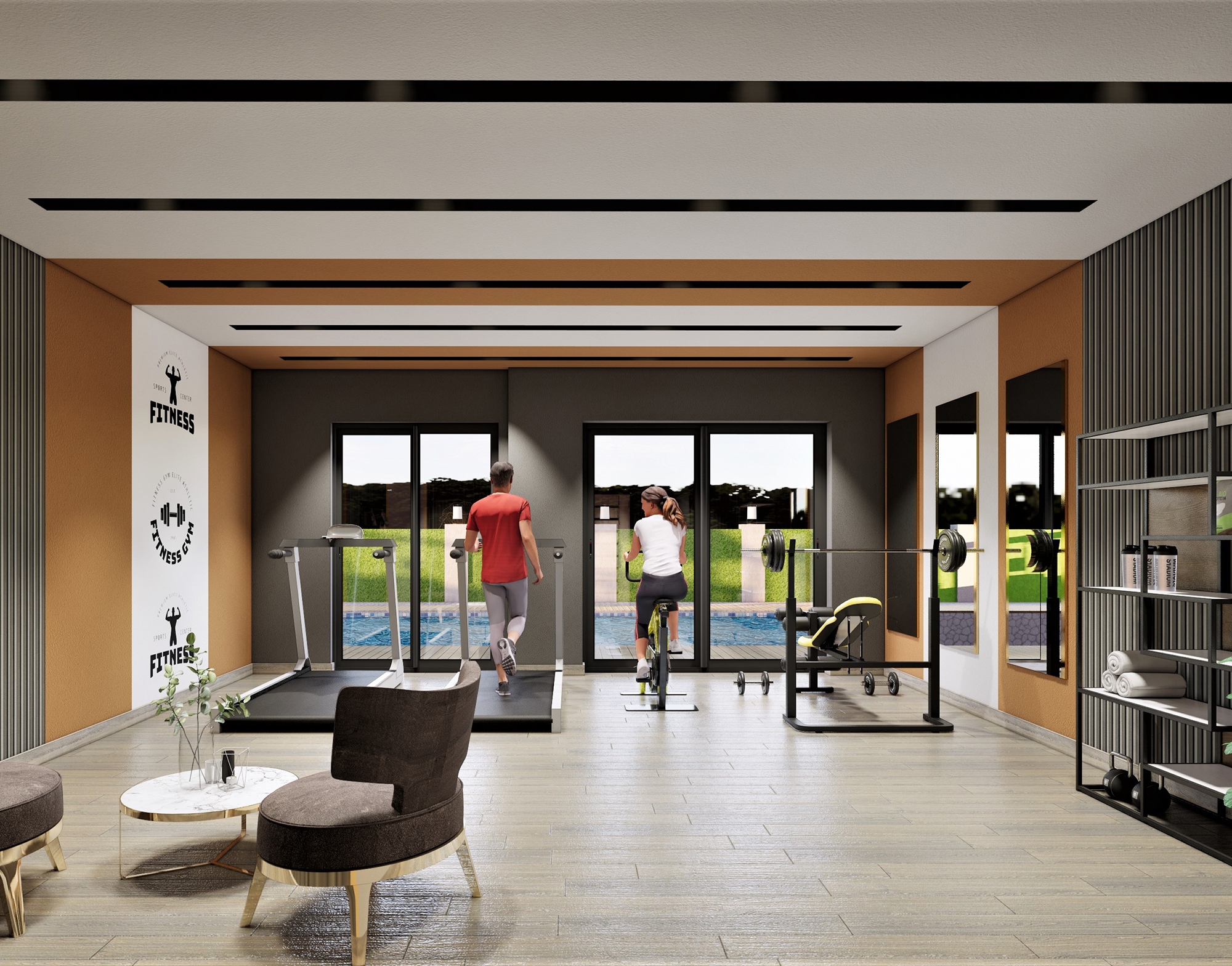 Luxuriöses 1+1 Apartment mit Bergblick in Demirtas, Alanya