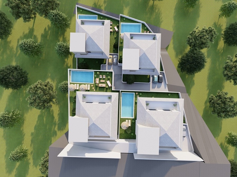 Luxurious Villas with private pools on the hills of Bektas area