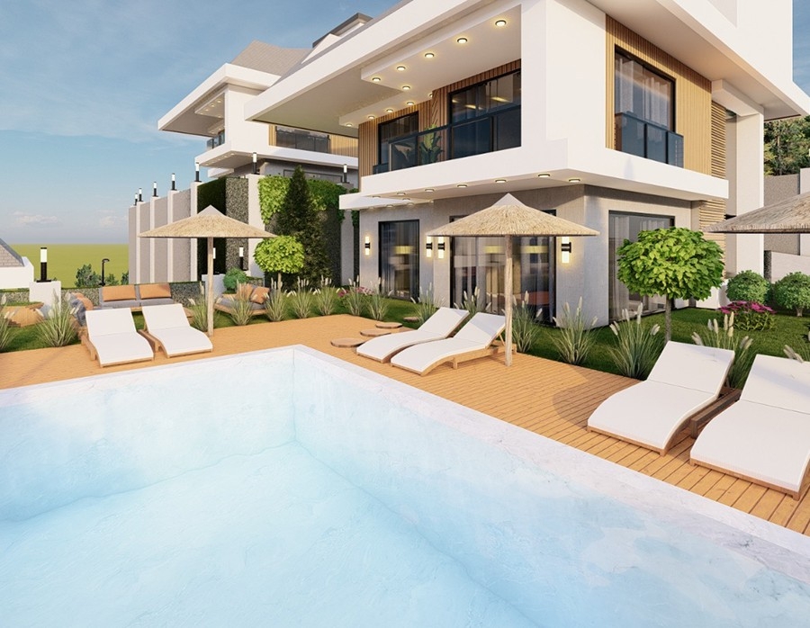 Luxurious Villas with private pools on the hills of Bektas area