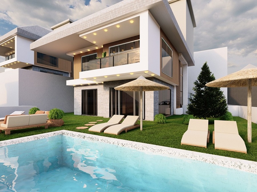 Luxurious Villas with private pools on the hills of Bektas area
