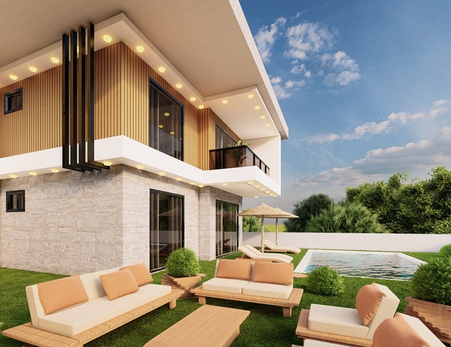 Luxurious Villas with private pools on the hills of Bektas area