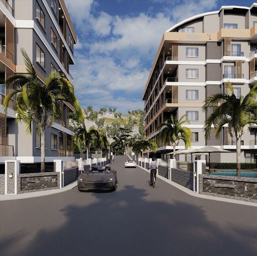 Luxury project with various layouts in Ciplakli 