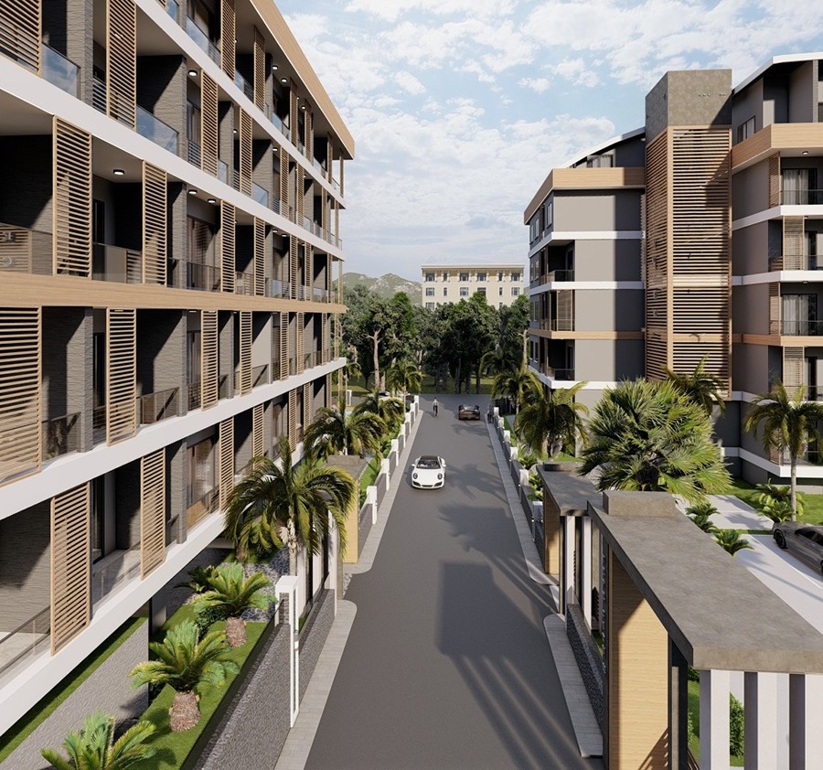 Luxury project with various layouts in Ciplakli 