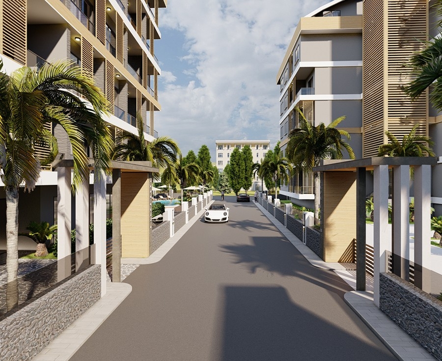 Luxury project with various layouts in Ciplakli 