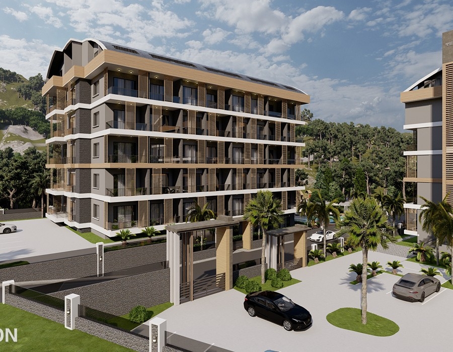 Luxury project with various layouts in Ciplakli 