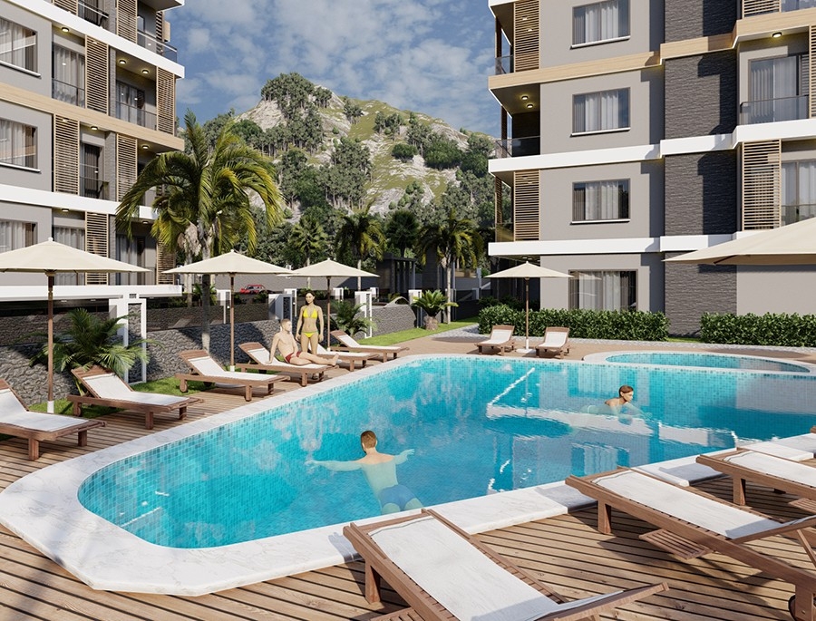 Luxury project with various layouts in Ciplakli 