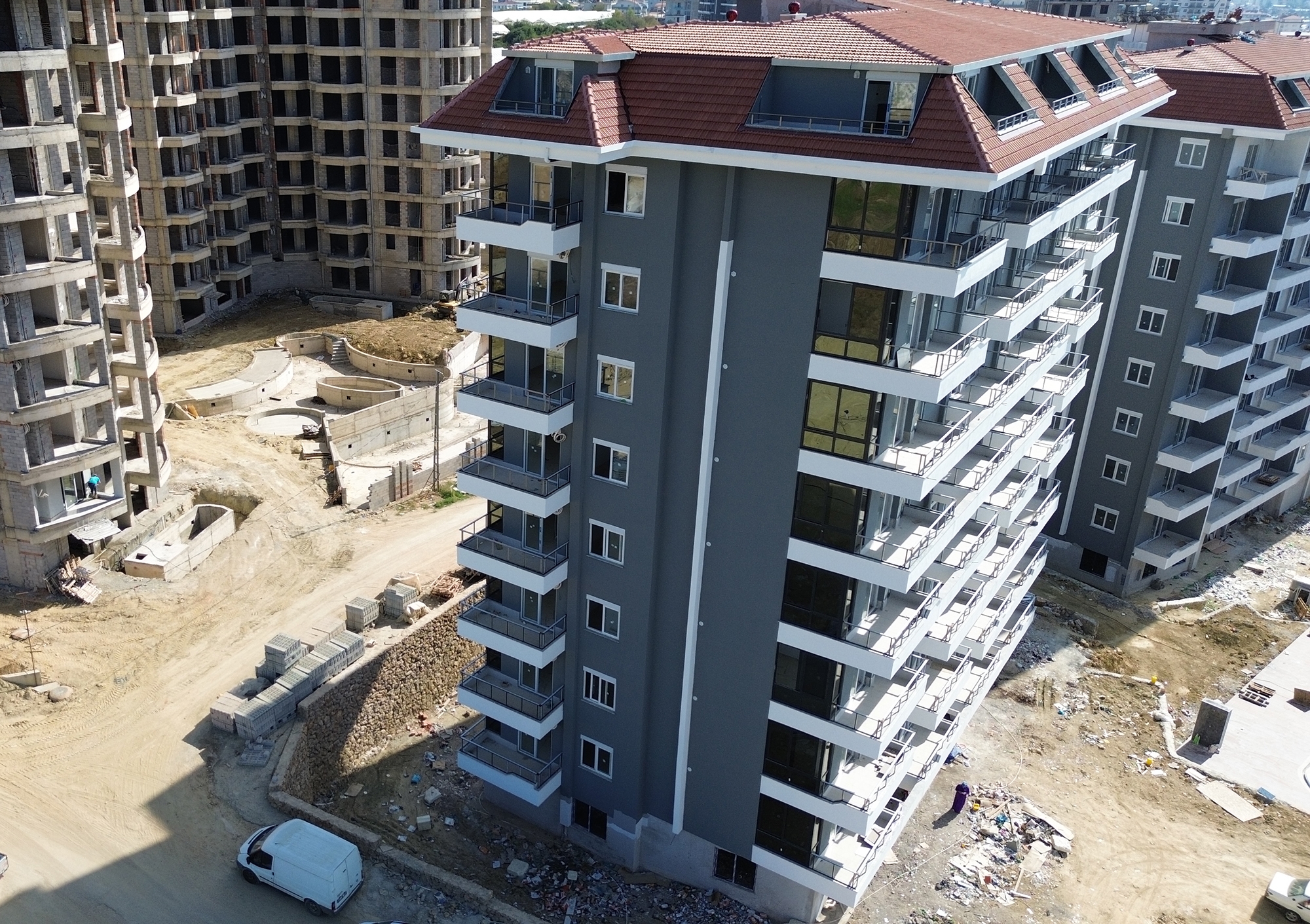 Luxuriöses 1+1 Apartment mit Meerblick und Bergblick, Alanya - Payallar