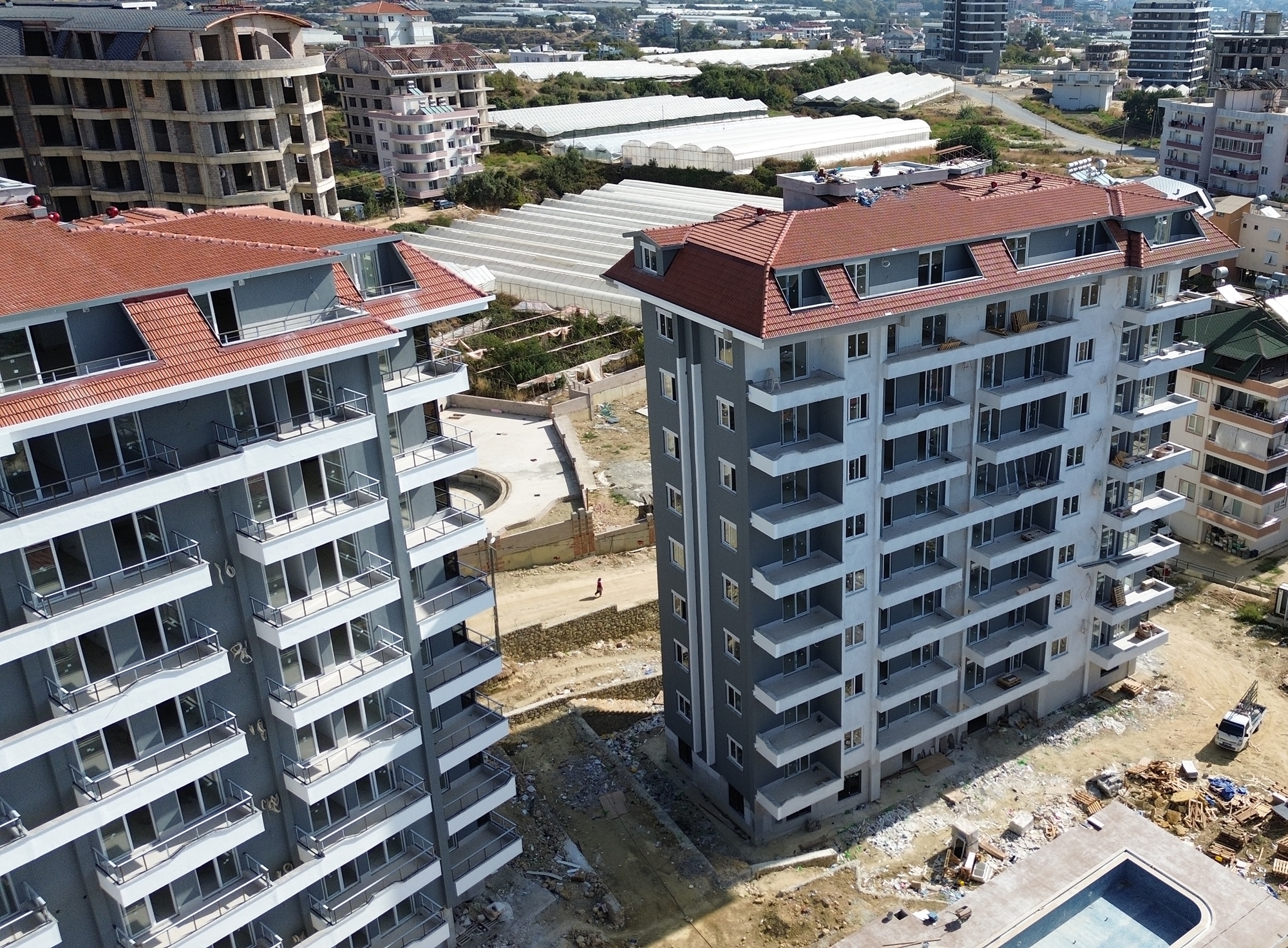 Luxuriöses 1+1 Apartment mit Meerblick und Bergblick, Alanya - Payallar
