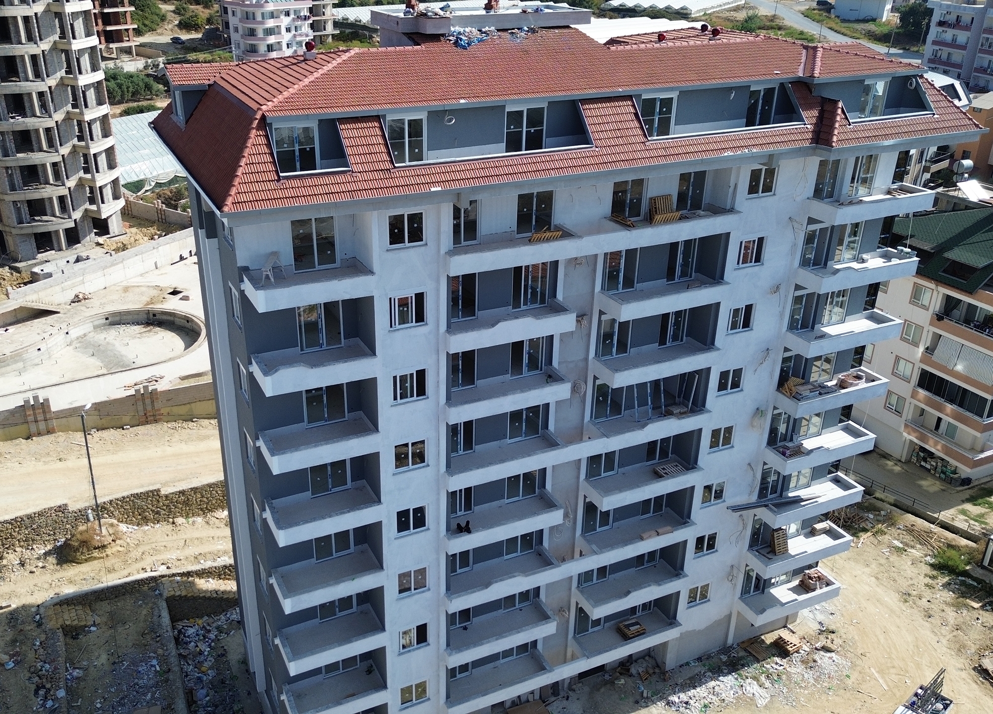 Luxuriöses 1+1 Apartment mit Meerblick und Bergblick, Alanya - Payallar