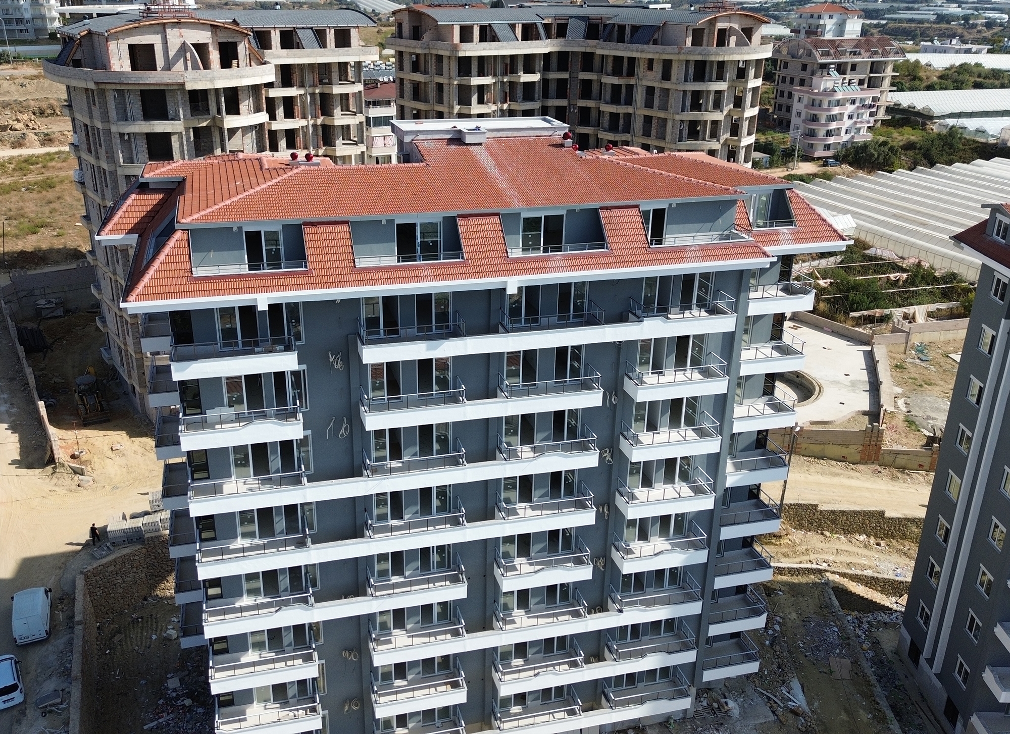 Luxuriöses 1+1 Apartment mit Meerblick und Bergblick, Alanya - Payallar