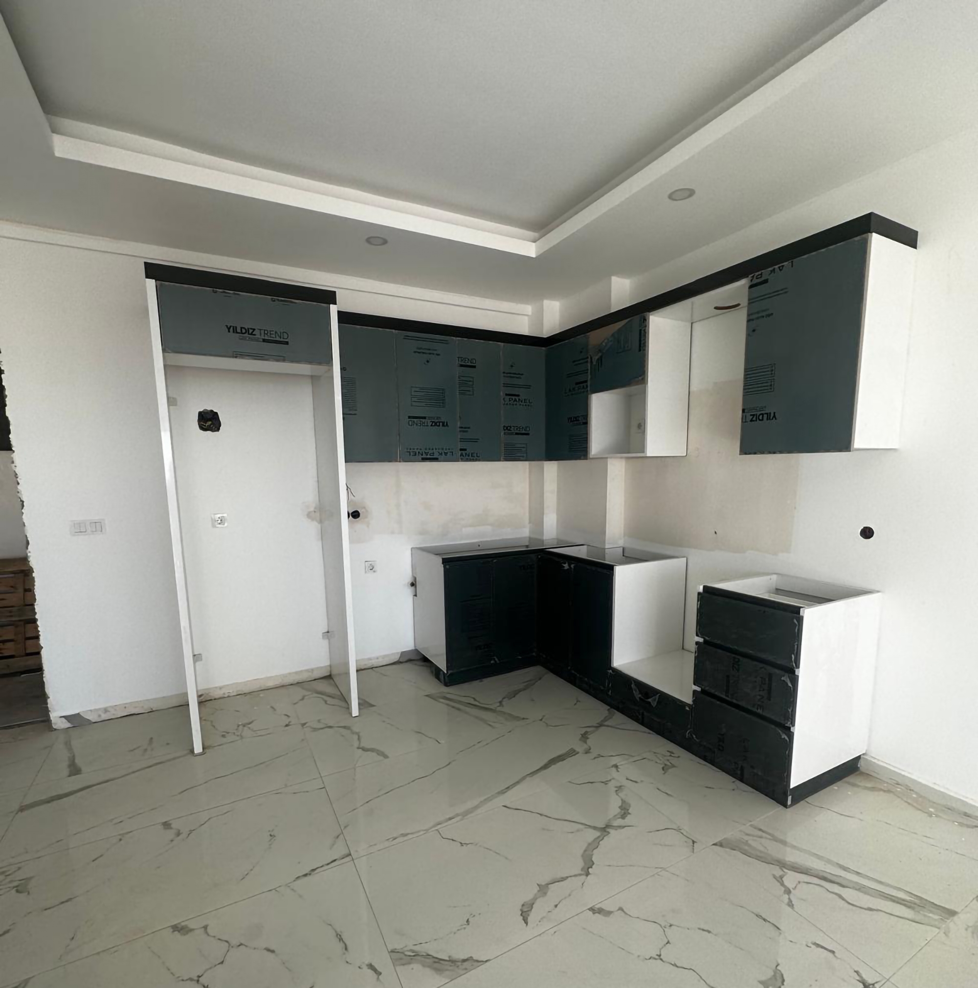 Luxuriöses 1+1 Apartment mit Meerblick und Bergblick, Alanya - Payallar