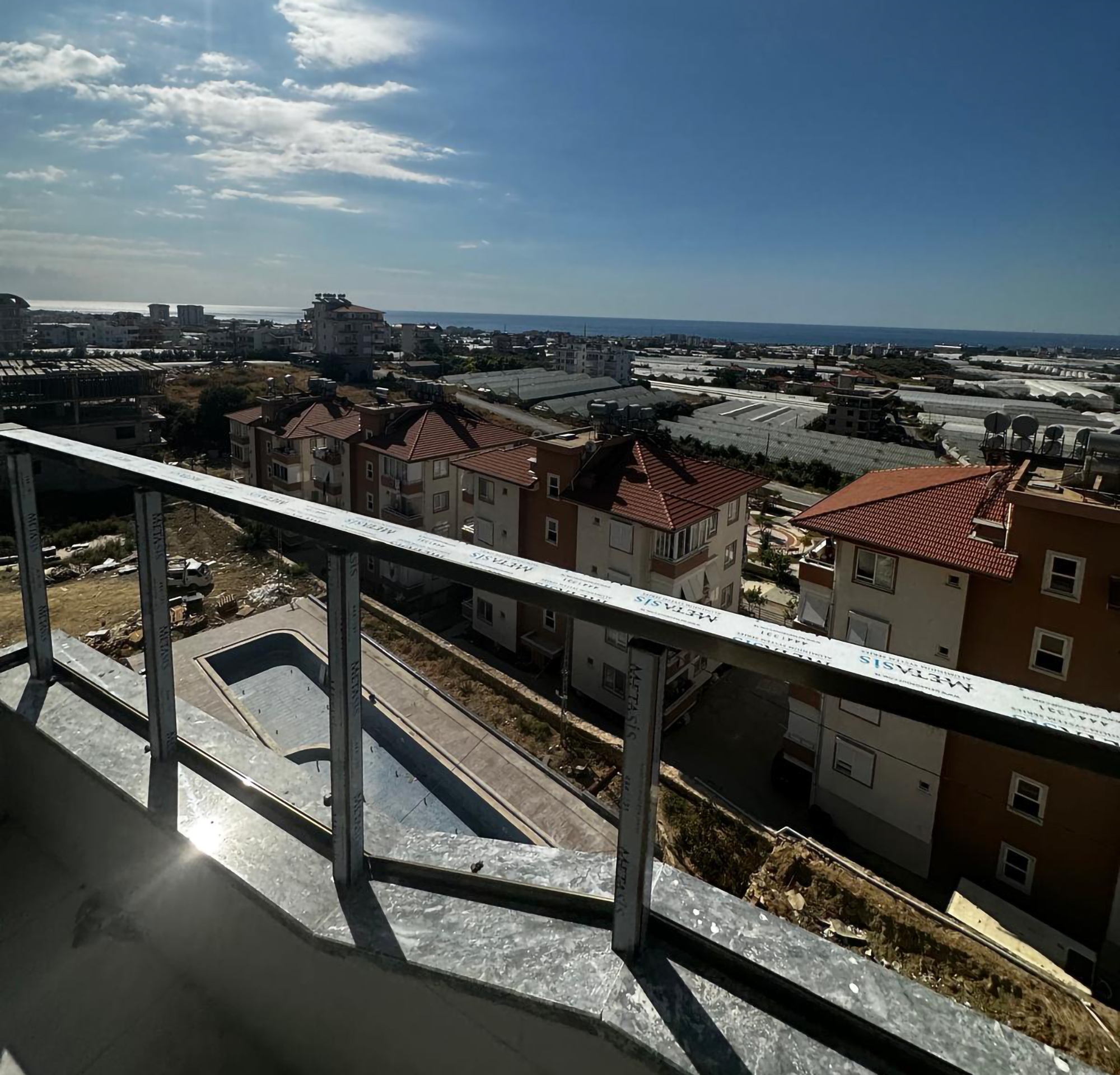Luxuriöses 1+1 Apartment mit Meerblick und Bergblick, Alanya - Payallar