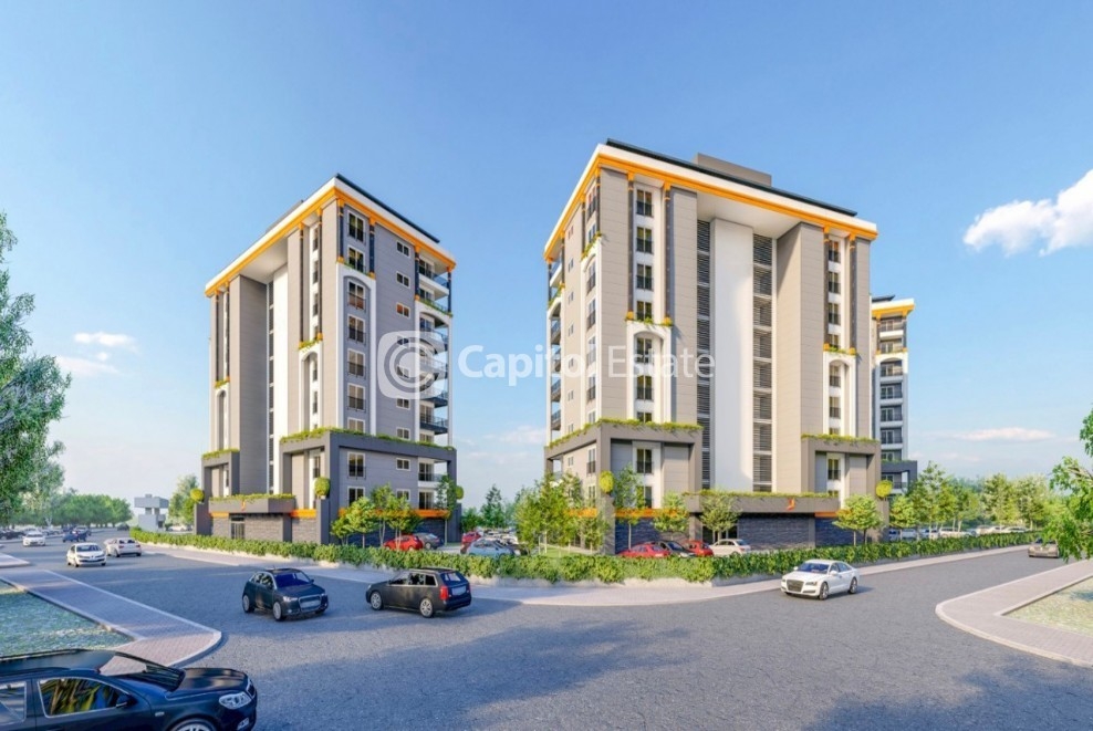 Luxuriöses 1+1 Apartment mit Bergblick, Alanya Avsallar
