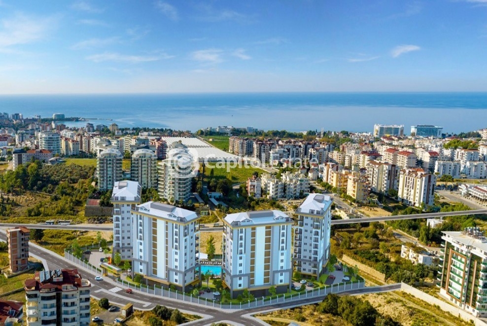 Luxuriöses 1+1 Apartment mit Bergblick, Alanya Avsallar
