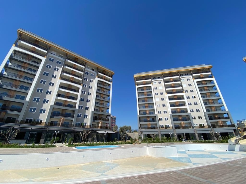 Luxuriöses 1+1 Apartment mit Bergblick, Alanya Avsallar