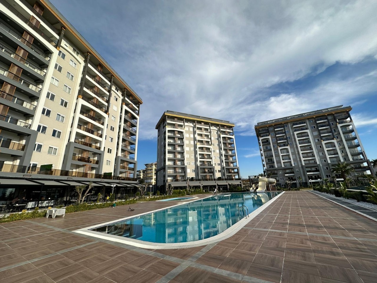 Luxuriöses 1+1 Apartment mit Bergblick, Alanya Avsallar