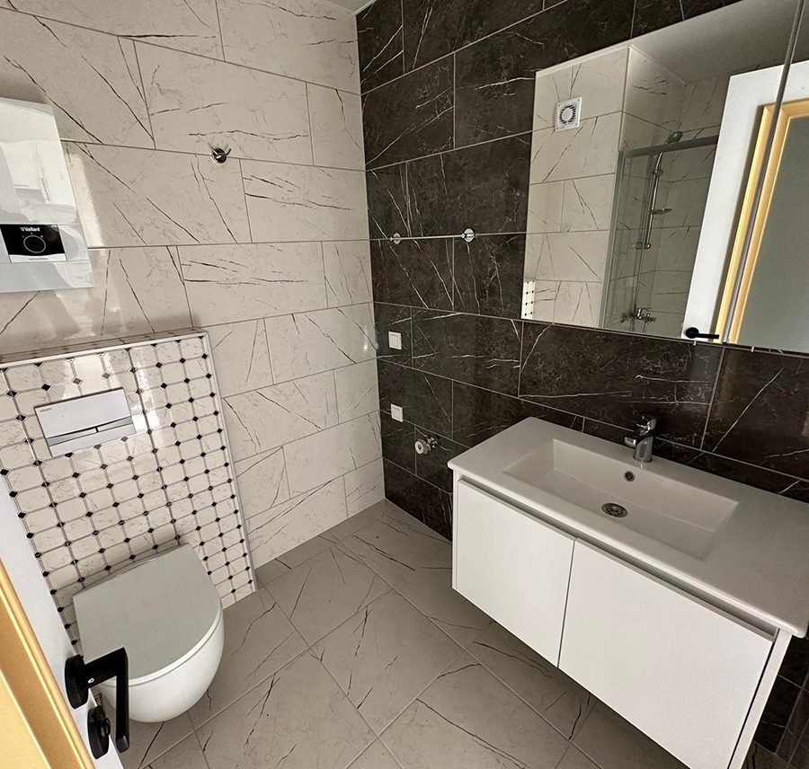 Luxuriöses 1+1 Apartment mit Bergblick, Alanya Avsallar