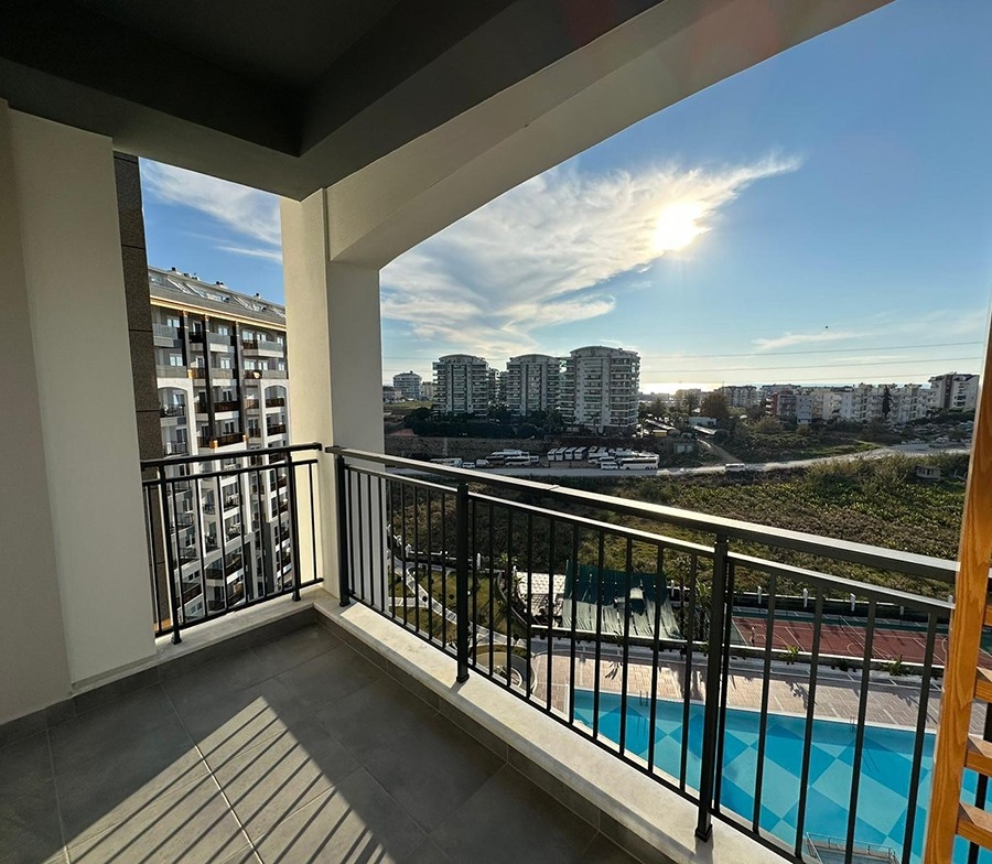 Luxuriöses 1+1 Apartment mit Bergblick, Alanya Avsallar