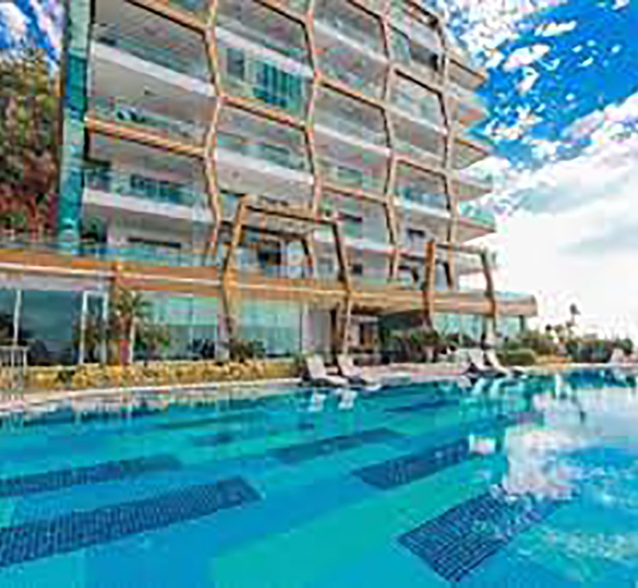 Exlusive apartment on the beachfront in Kargicak, Alanya