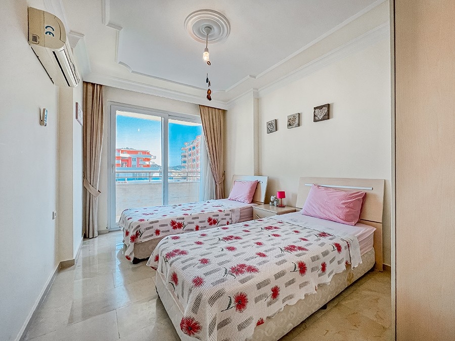 Stunning 2+1 Apartment with Sea and Castle Views, Alanya - Mahmutlar