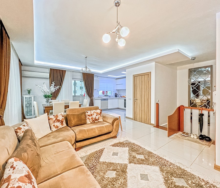 2+1 Slottutsikt Penthouse i Mahmutlar, Alanya