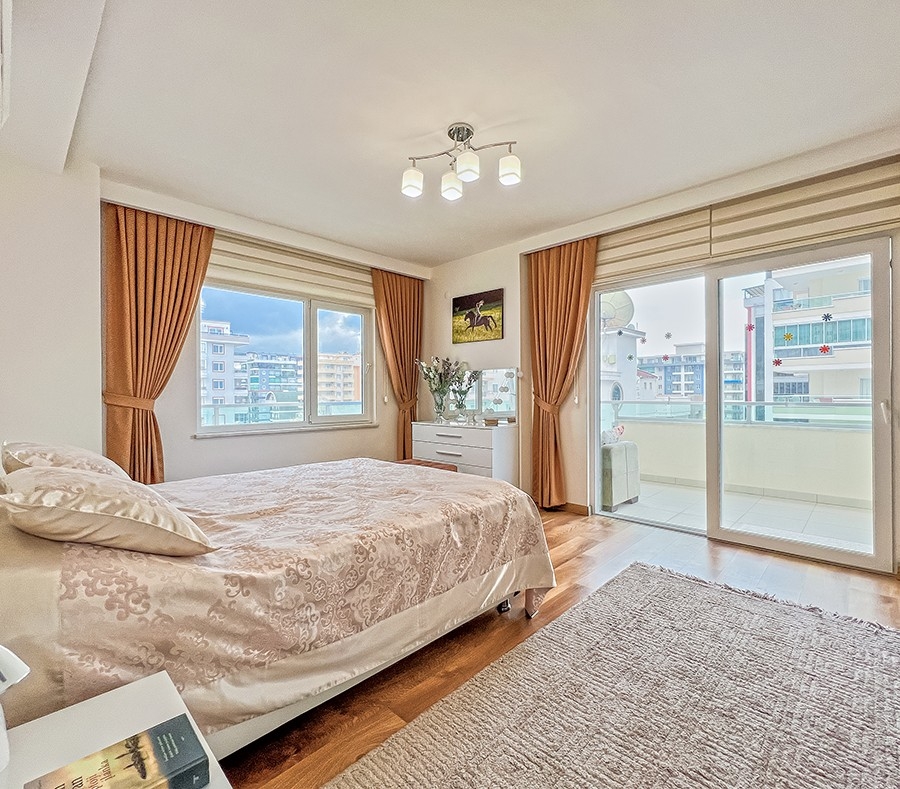 2+1 Slottutsikt Penthouse i Mahmutlar, Alanya