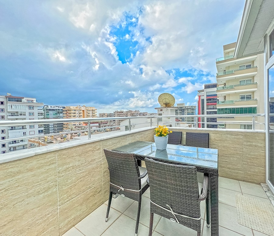 2+1 Slottutsikt Penthouse i Mahmutlar, Alanya