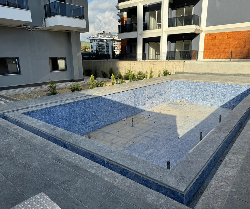 Mountain View 1+1 Apartment with Pool and Fitness in Avsallar