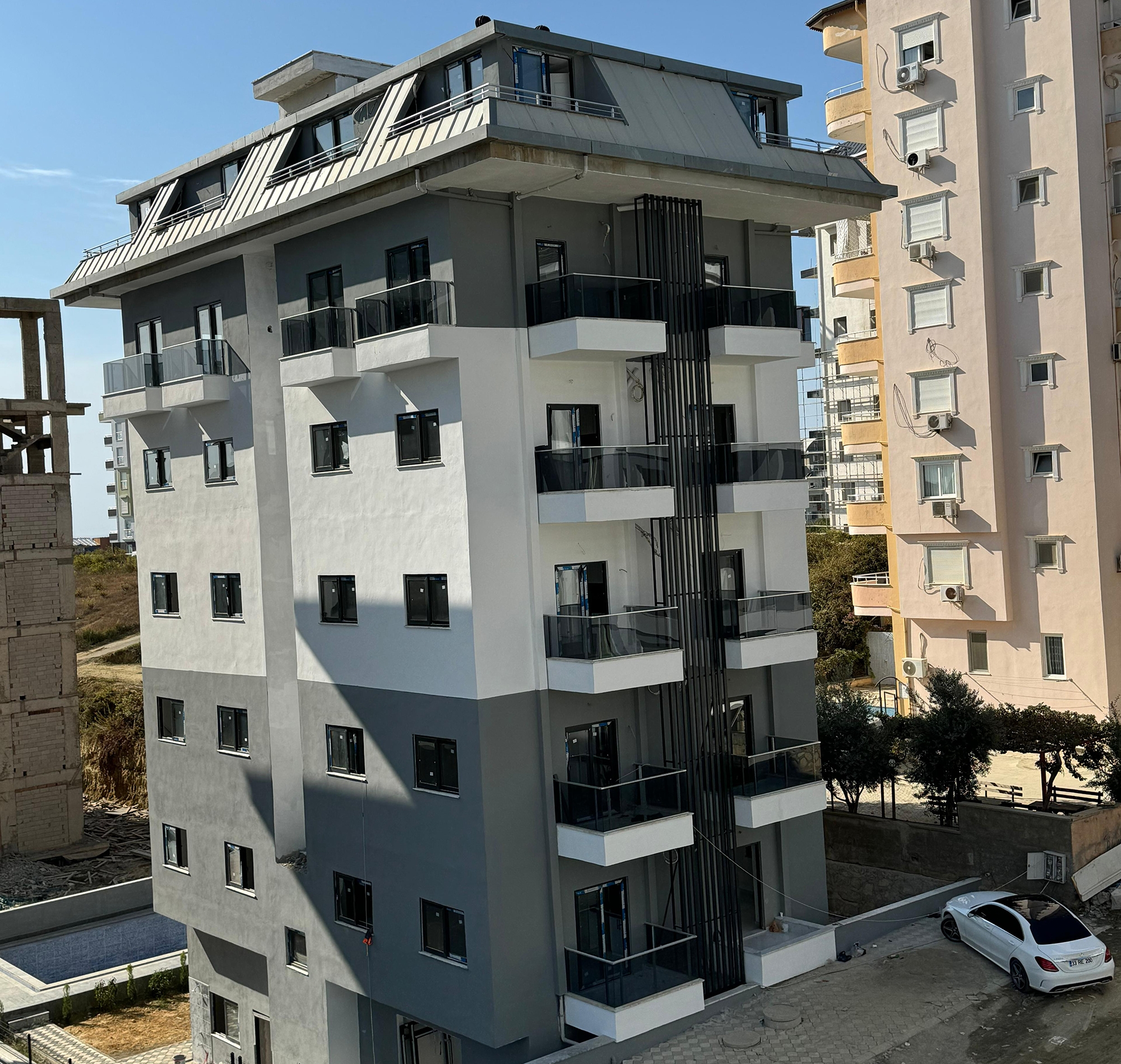 Mountain View 1+1 Apartment with Pool and Fitness in Avsallar