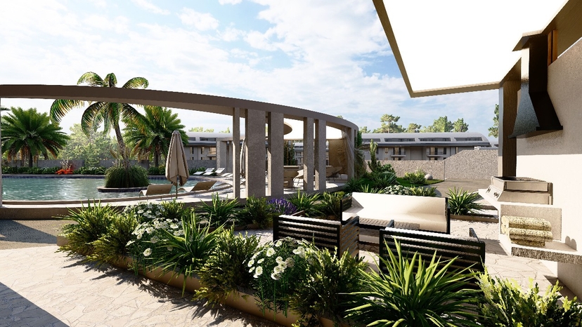 Luxuriöses 1+1 Apartment mit Meerblick, Burg- und Bergblick in Konakli, Alanya