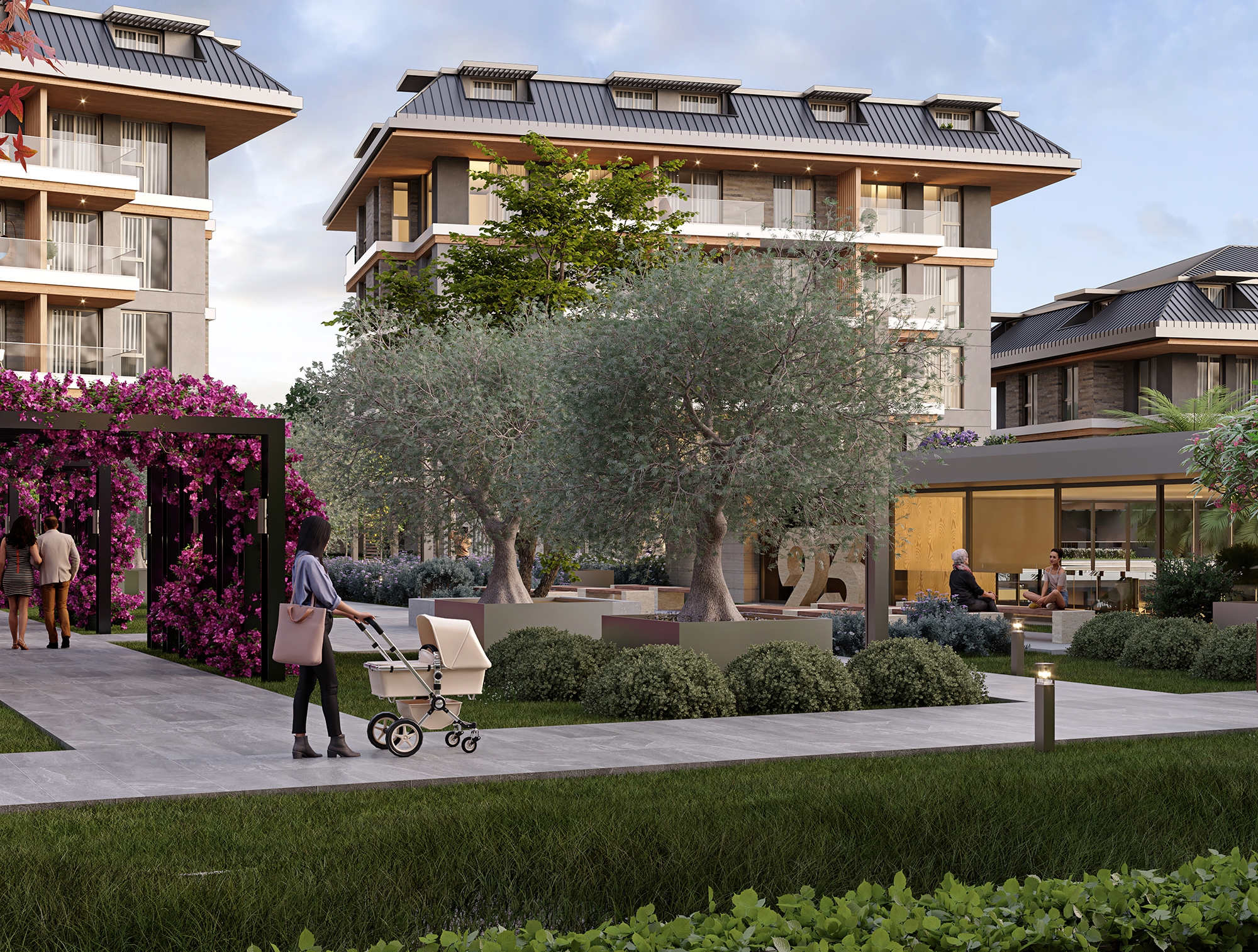Luxury 1+1 with Castle and Mountain Views