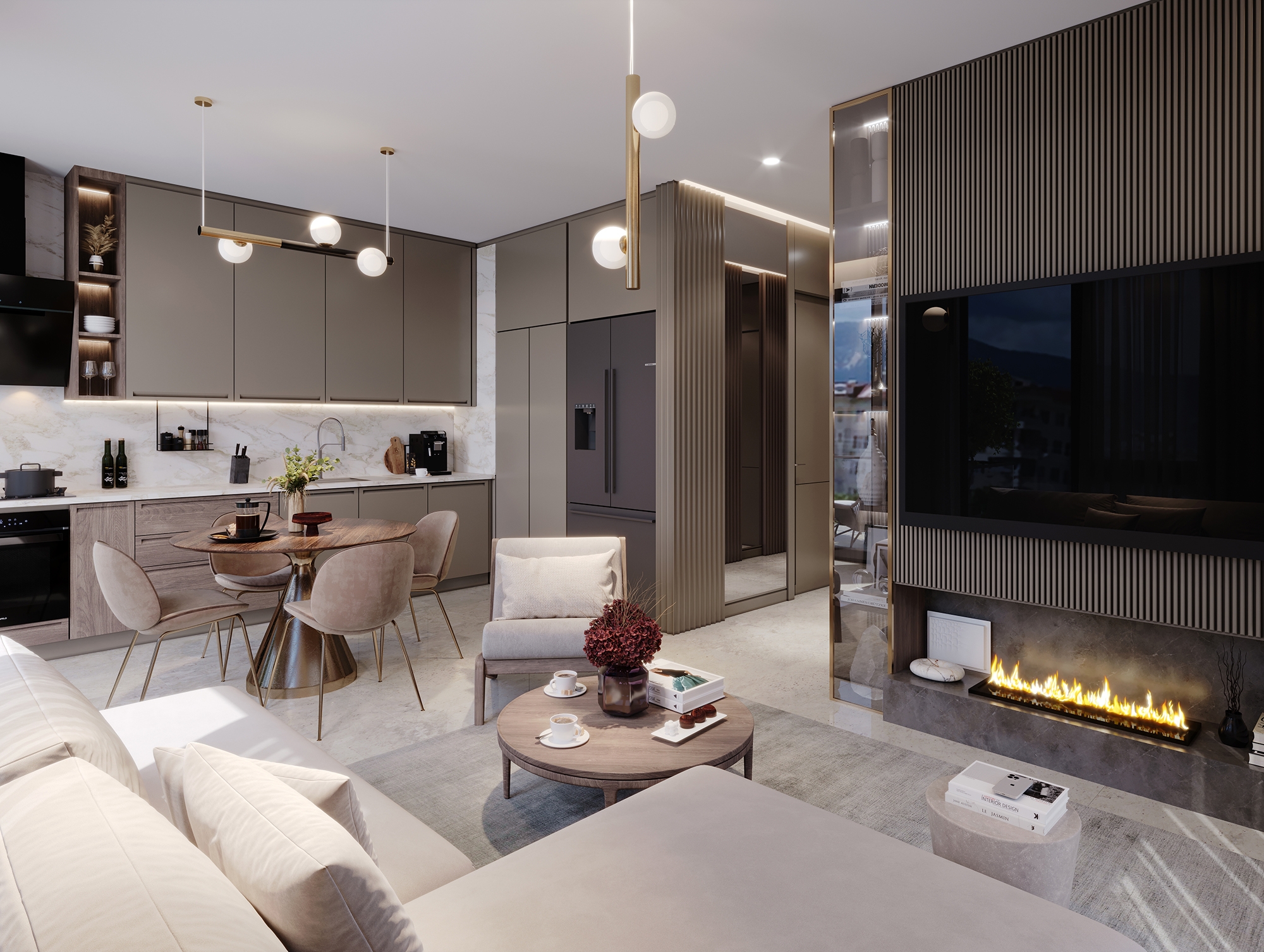 Luxury 1+1 with Castle and Mountain Views