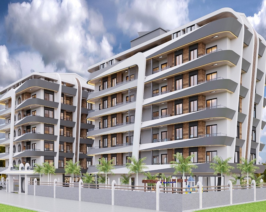 Luxurious Mountain View 1+1 Apartment in Gazipasa, Alanya