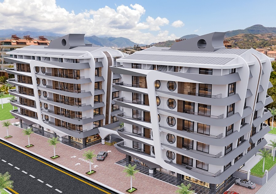 Luxurious Mountain View 1+1 Apartment in Gazipasa, Alanya