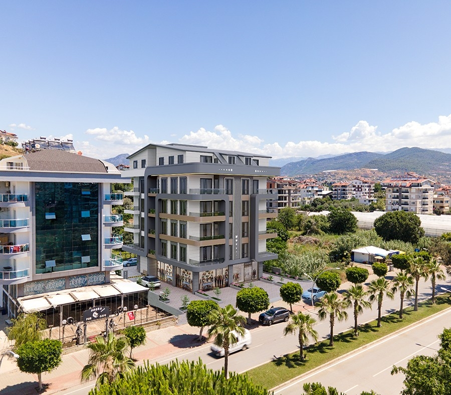 Luxurious Mountain View 1+1 Apartment in Gazipasa, Alanya