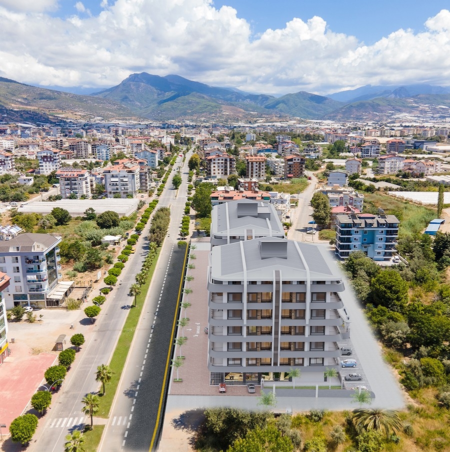 Luxurious Mountain View 1+1 Apartment in Gazipasa, Alanya