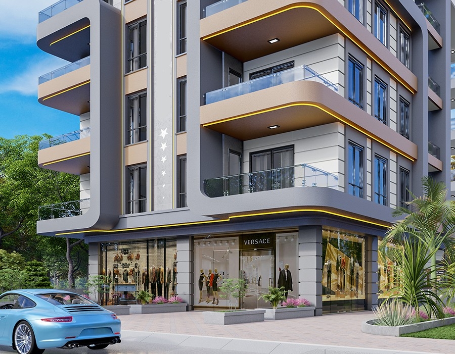 Luxurious Mountain View 1+1 Apartment in Gazipasa, Alanya