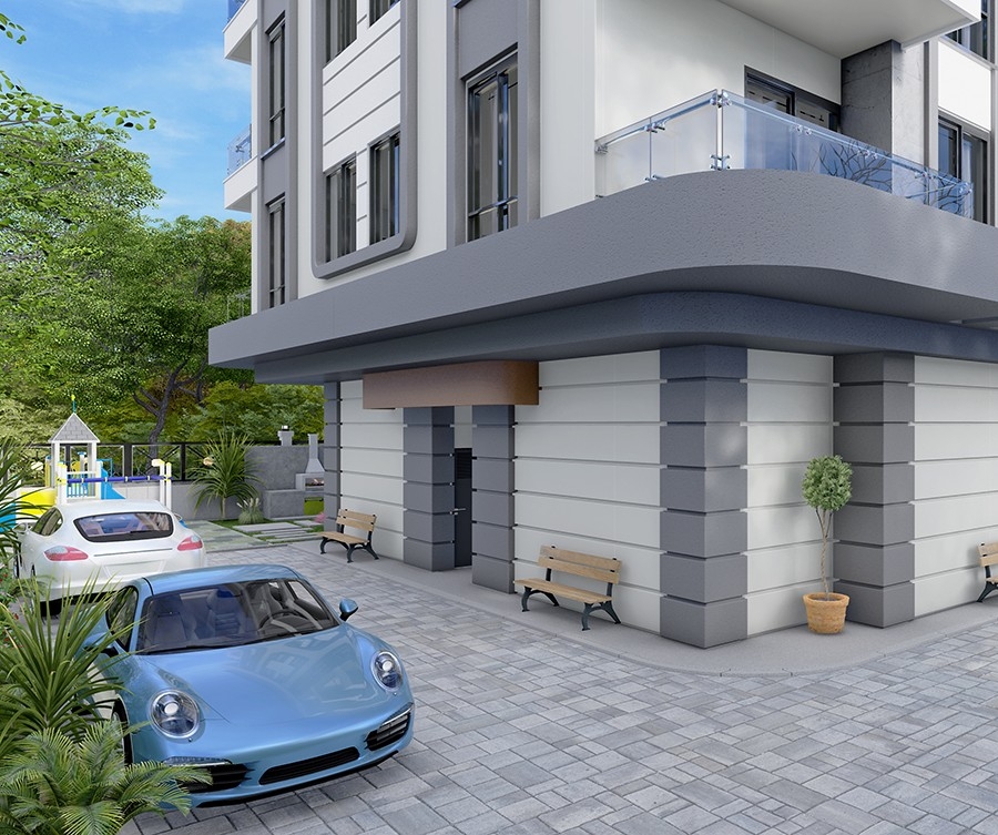 Luxurious Mountain View 1+1 Apartment in Gazipasa, Alanya
