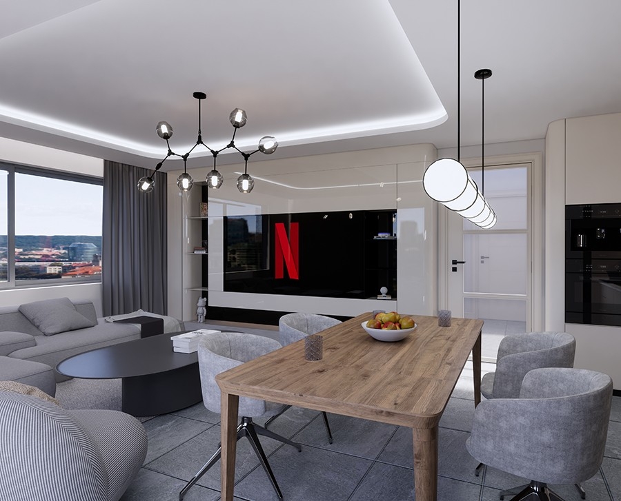 Luxurious Mountain View 1+1 Apartment in Gazipasa, Alanya