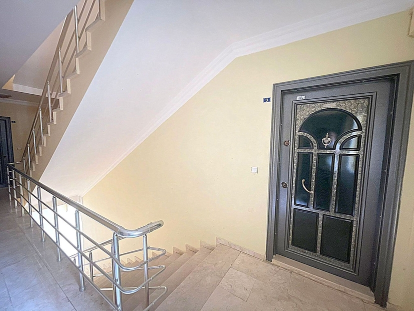 Furnished 2-bedroom apartment 350m from the beach in Mahmutlar