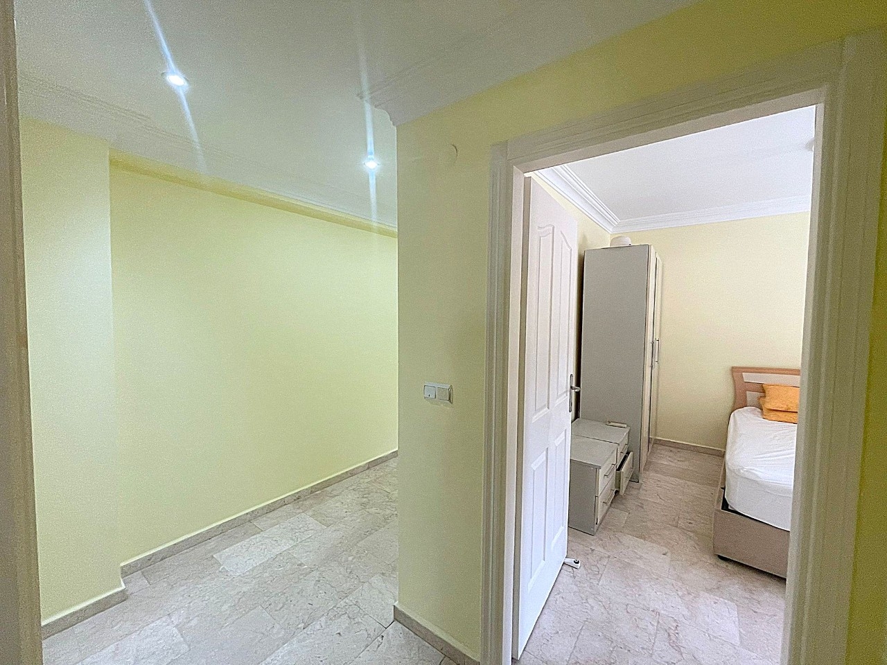Furnished 2-bedroom apartment 350m from the beach in Mahmutlar