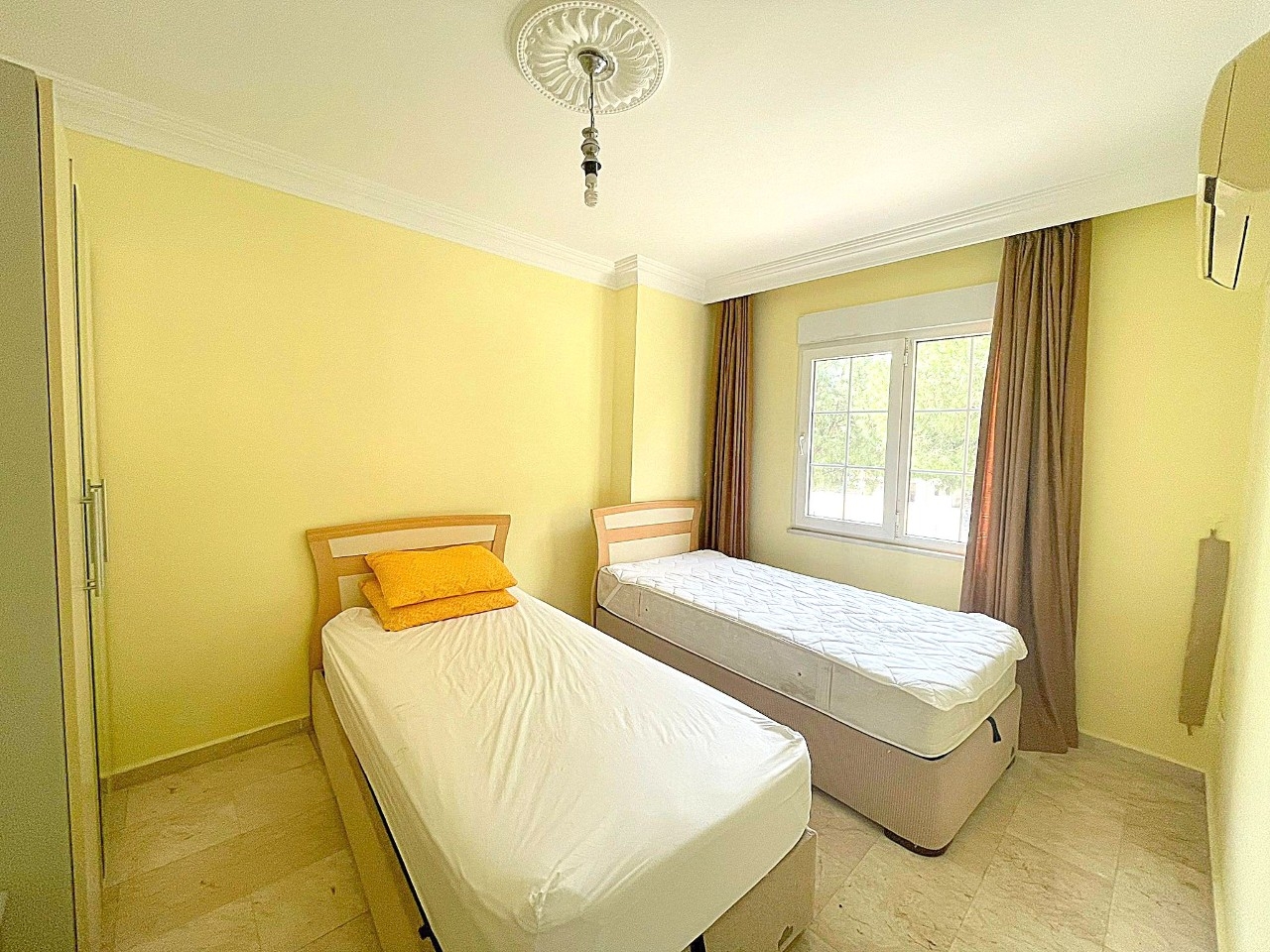 Furnished 2-bedroom apartment 350m from the beach in Mahmutlar