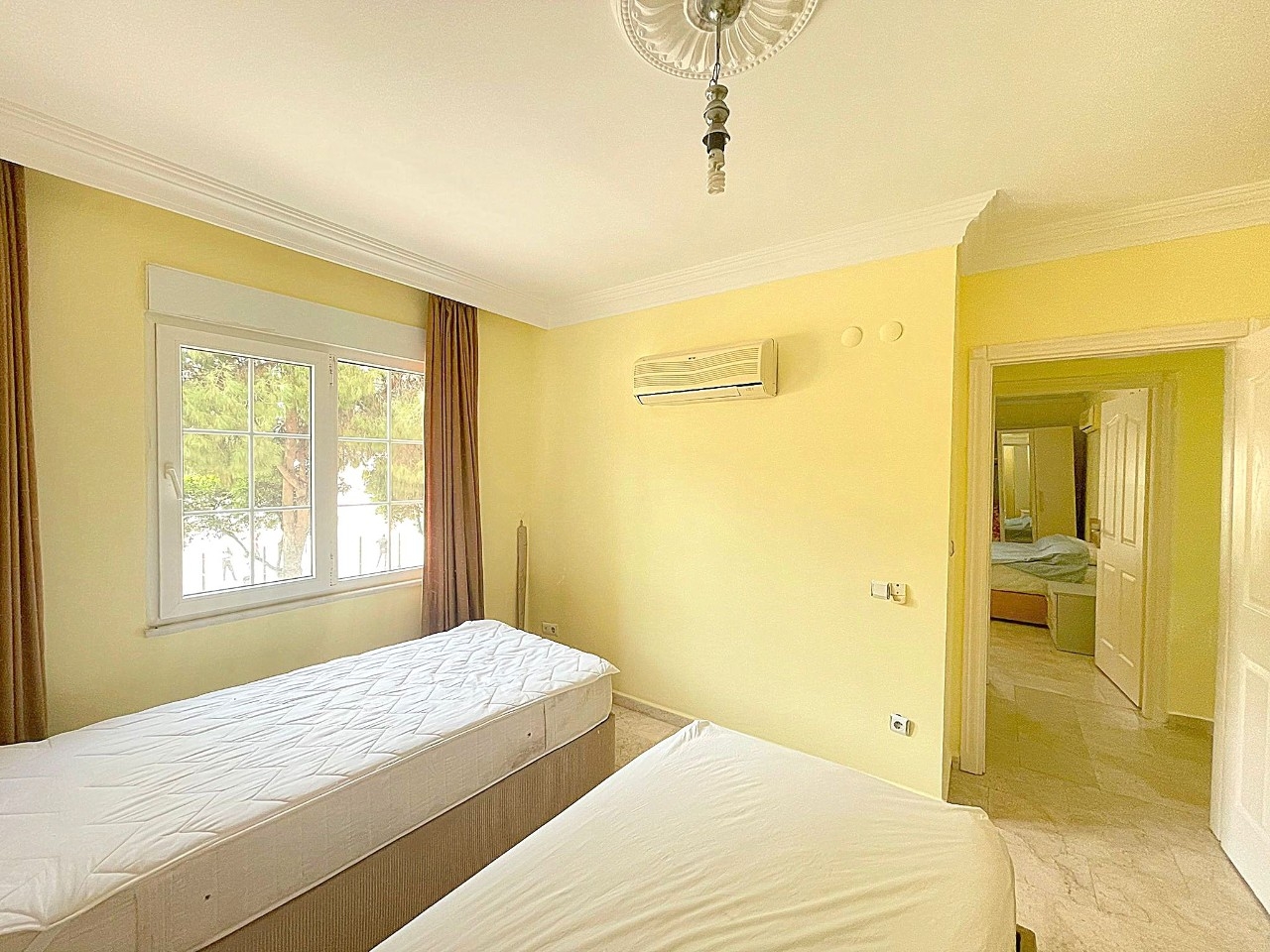 Furnished 2-bedroom apartment 350m from the beach in Mahmutlar