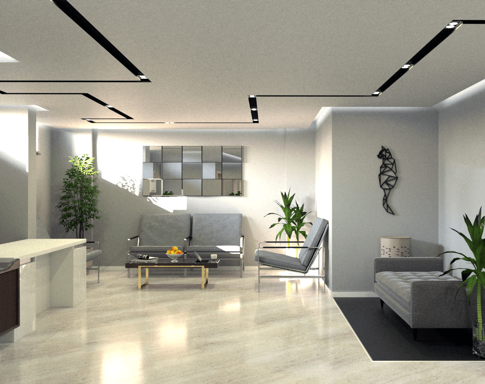 Luxuriöse 1+1 Wohnung mit Bergblick in Gazipasa, Alanya