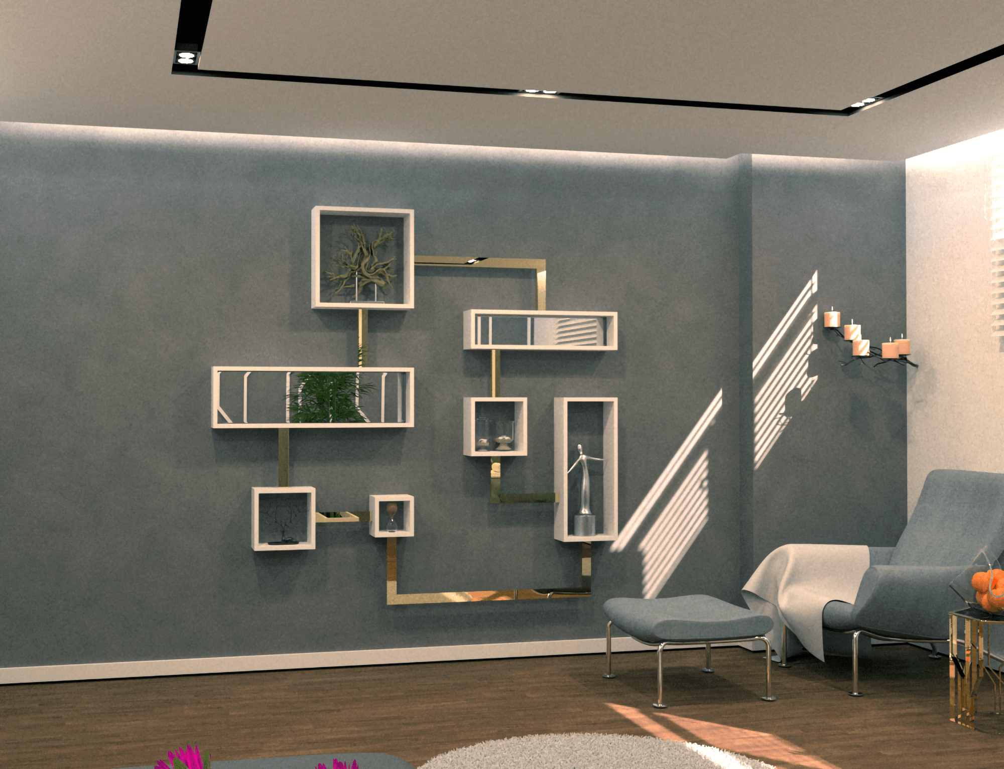 Luxuriöse 1+1 Wohnung mit Bergblick in Gazipasa, Alanya