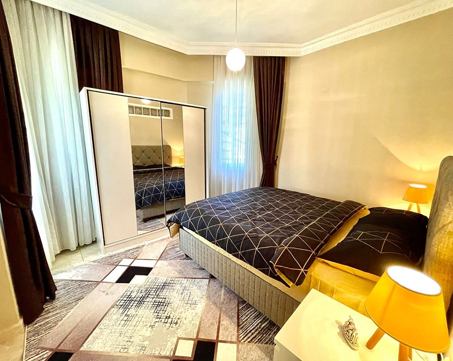 Bjergudsigt 2+1 Lejlighed i Oba, Alanya