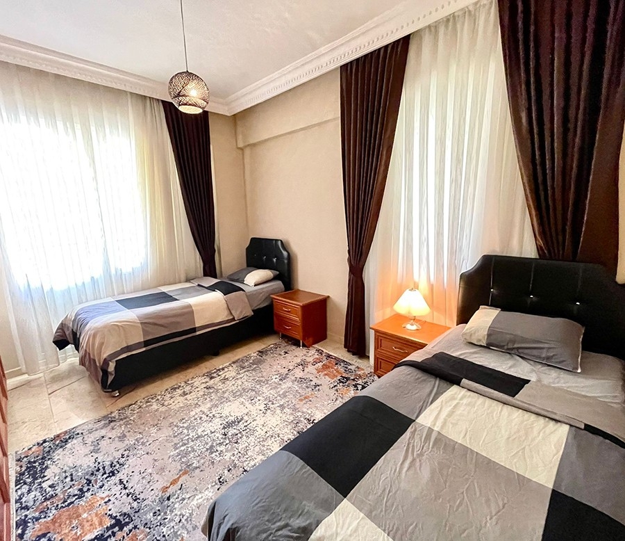 Bjergudsigt 2+1 Lejlighed i Oba, Alanya