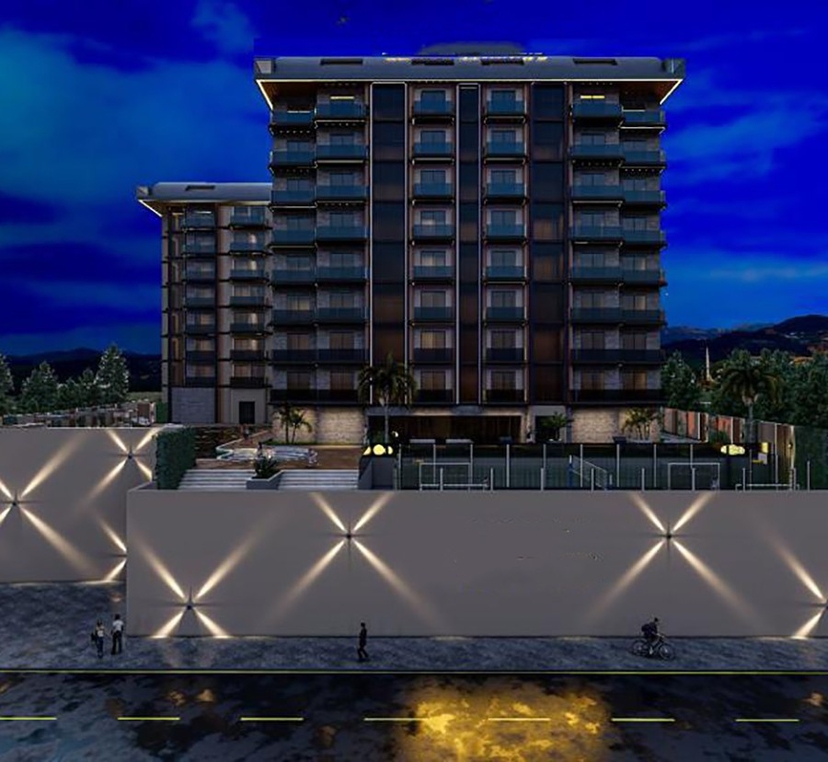 Luxury project with sea view apartments in Payallar district