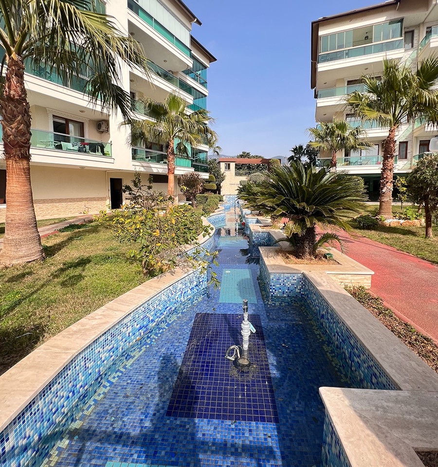 Luxuriöses 1+1 Apartment mit Burg- und Bergblick, Alanya - Oba