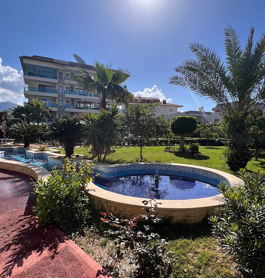 Luxuriöses 1+1 Apartment mit Burg- und Bergblick, Alanya - Oba